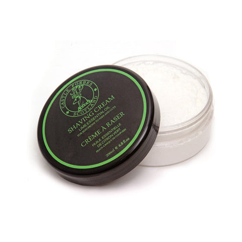 Elvado Classic Wild Mint Lime Shaving Brush Soap in Tub (118 ml/4 oz)