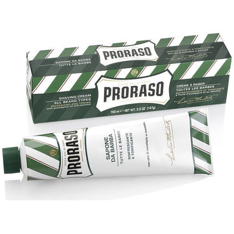 Proraso Shaving Cream with Eucalyptus Oil and Menthol (150 ml/5.2 oz)
