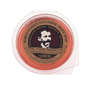 Colonel Conk Amber Glycerin Shave Soap (64 g/2.25 oz)