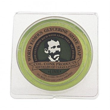 Colonel Conk Lime Glycerin Shave Soap