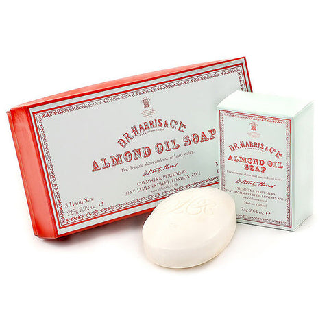 D.R. Harris Almond Oil Soap Gift Box Bath Size (3 x 150g / 5.29oz)