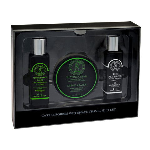Elvado Classic Shave Kit with Wild Mint Lime Soap and Shave Brush (118g / 4oz)