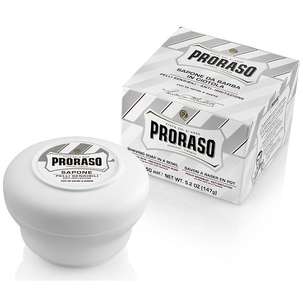 Proraso Shaving Soap in a Bowl with Green Tea